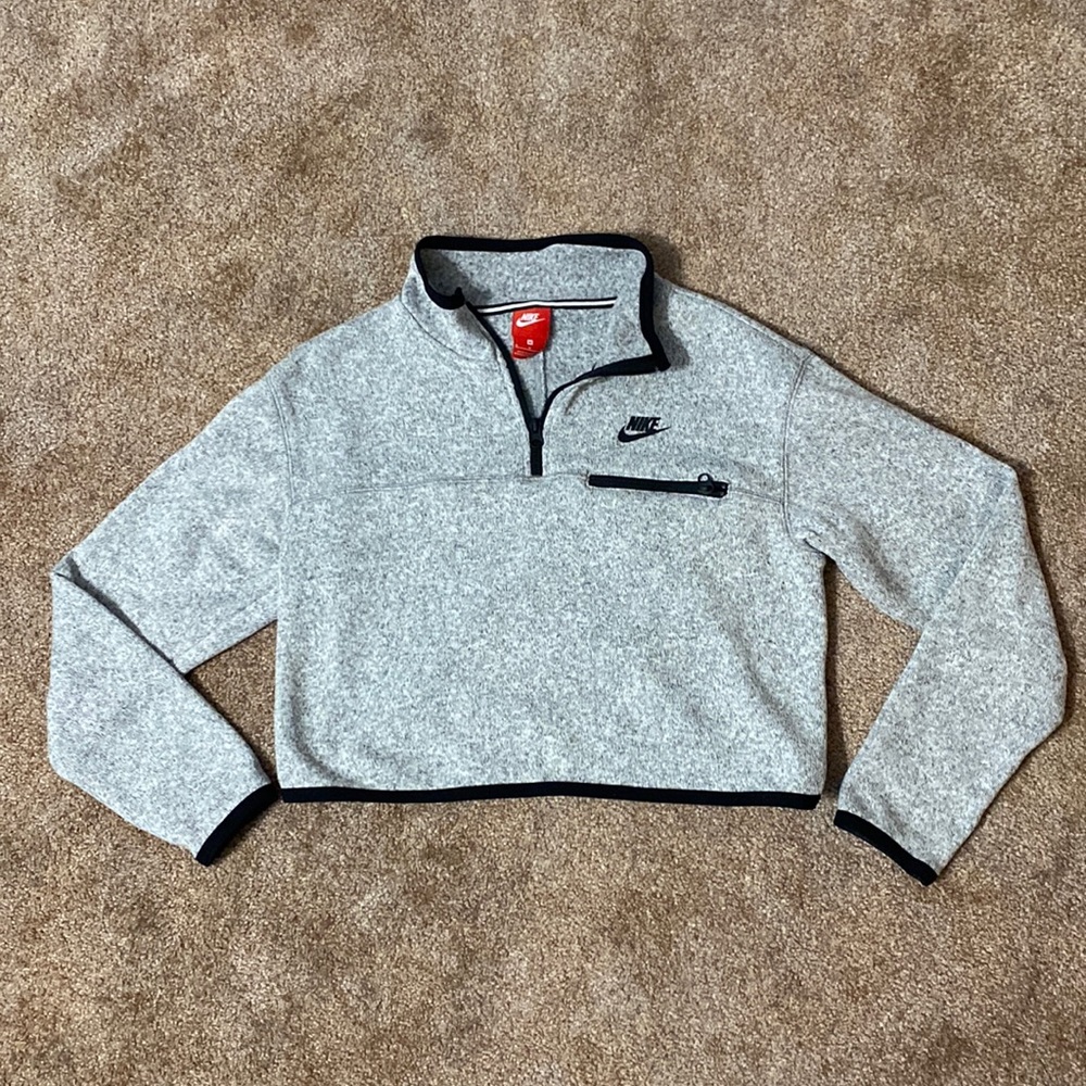 Nike cropped quarter zip